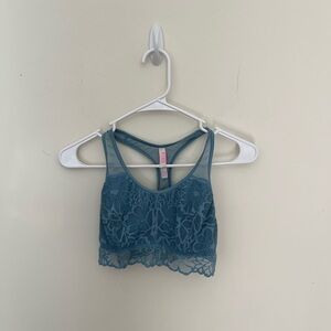 VS Pink blue lace bralette
